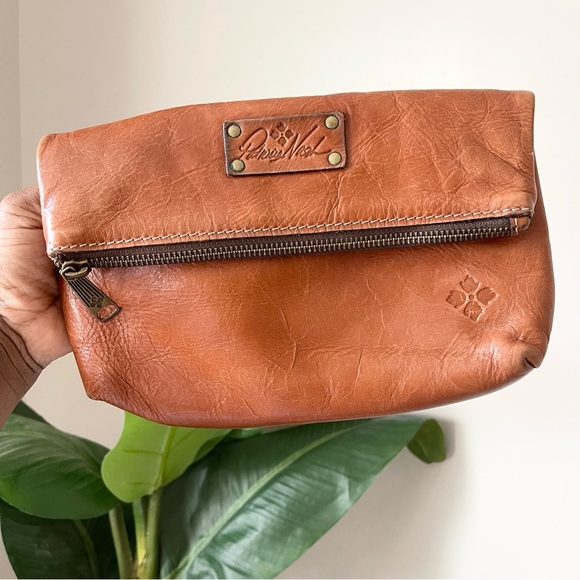 Patricia Nash Bags Patricia Nash Valerie Leather Fold Over Clutch